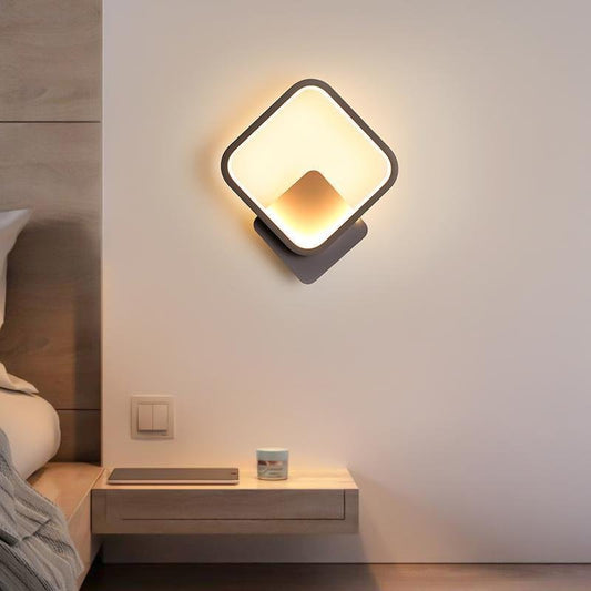 Square Soft Warm Modern Nordic Square Style LED Wall Sconce