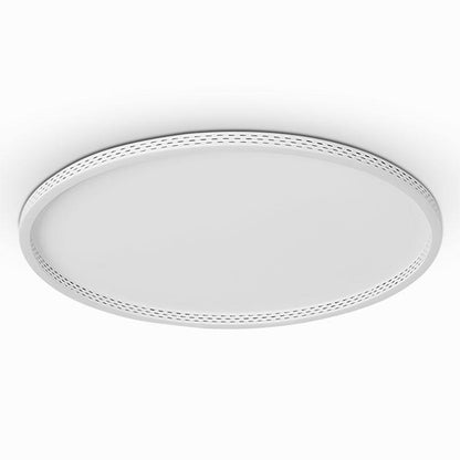 Modern Round Dimmable Flush Mount Lights LED Ceiling Light with Hollow Edge