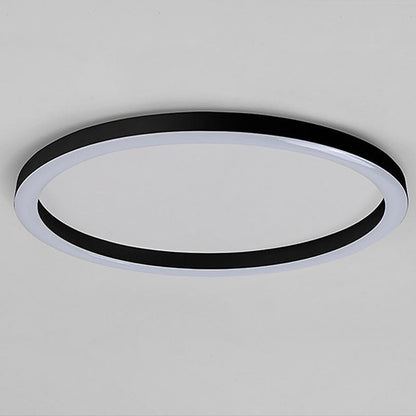 16'' Modern Simple Circle Flush Mount LED Lights Dimmable Ceiling Lights with Remote