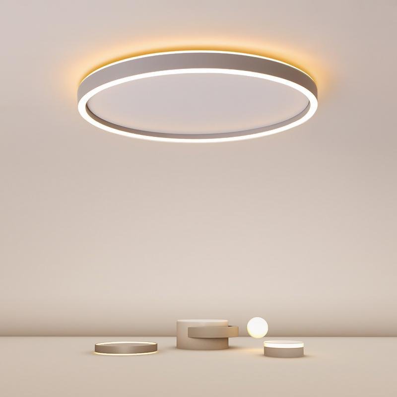 Modern Circle Halo Shaped Flush Mount Llight Bedroom Ceiling Lights