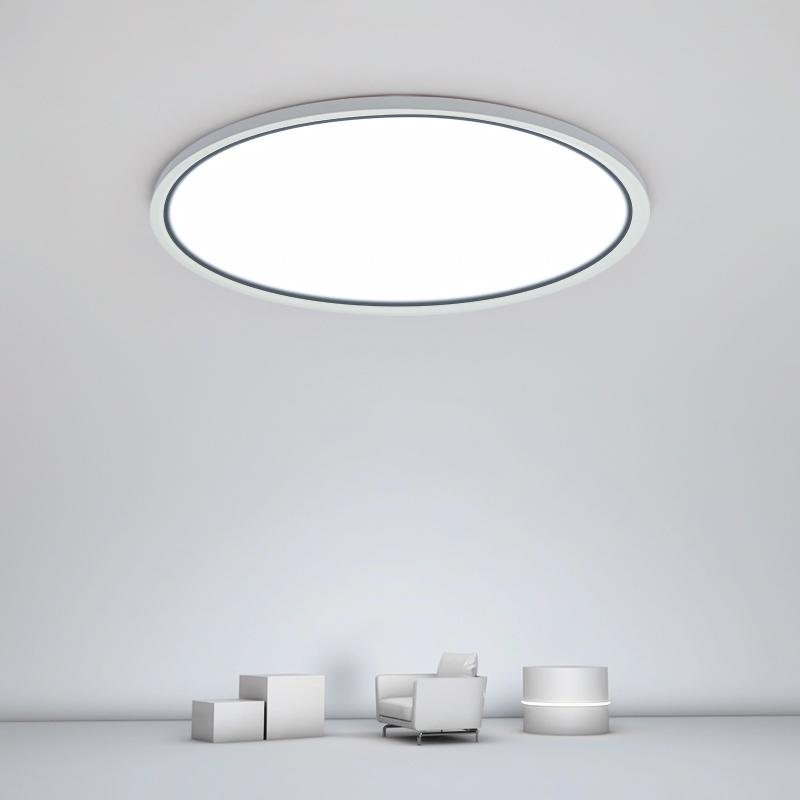 Soft White Round Flush Mount Light