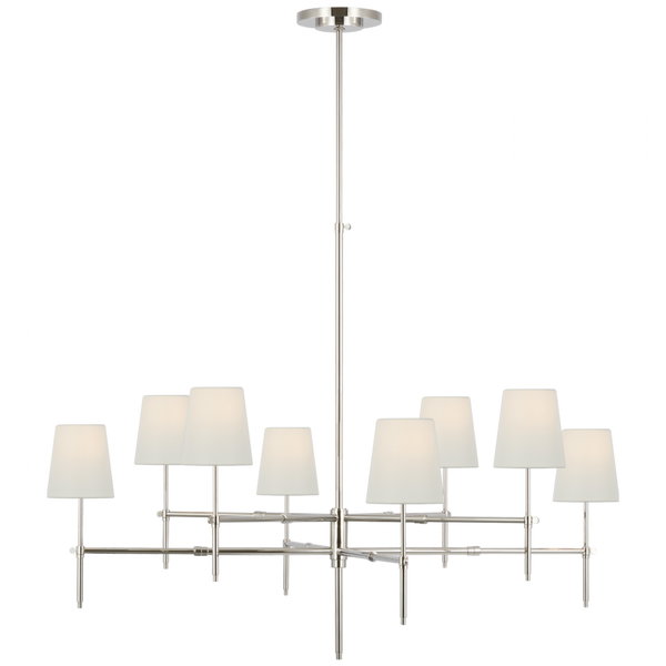 Extra Large Two Tier Chandelier - Polished Nickel