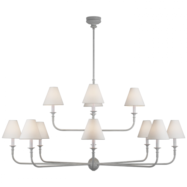 Two-Tier Chandelier - Swedish Gray