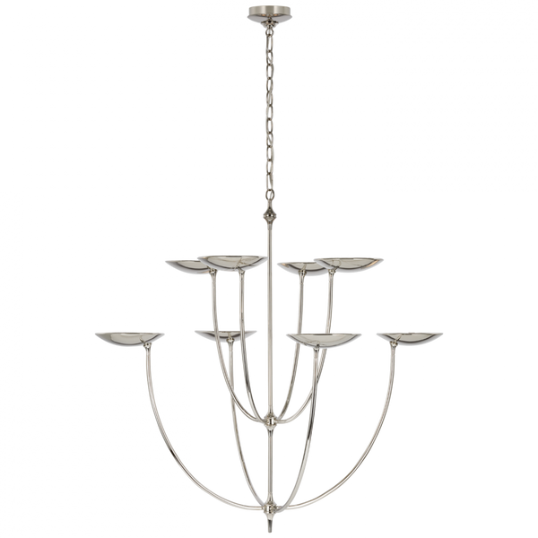 XL Chandelier - Polished Nickel