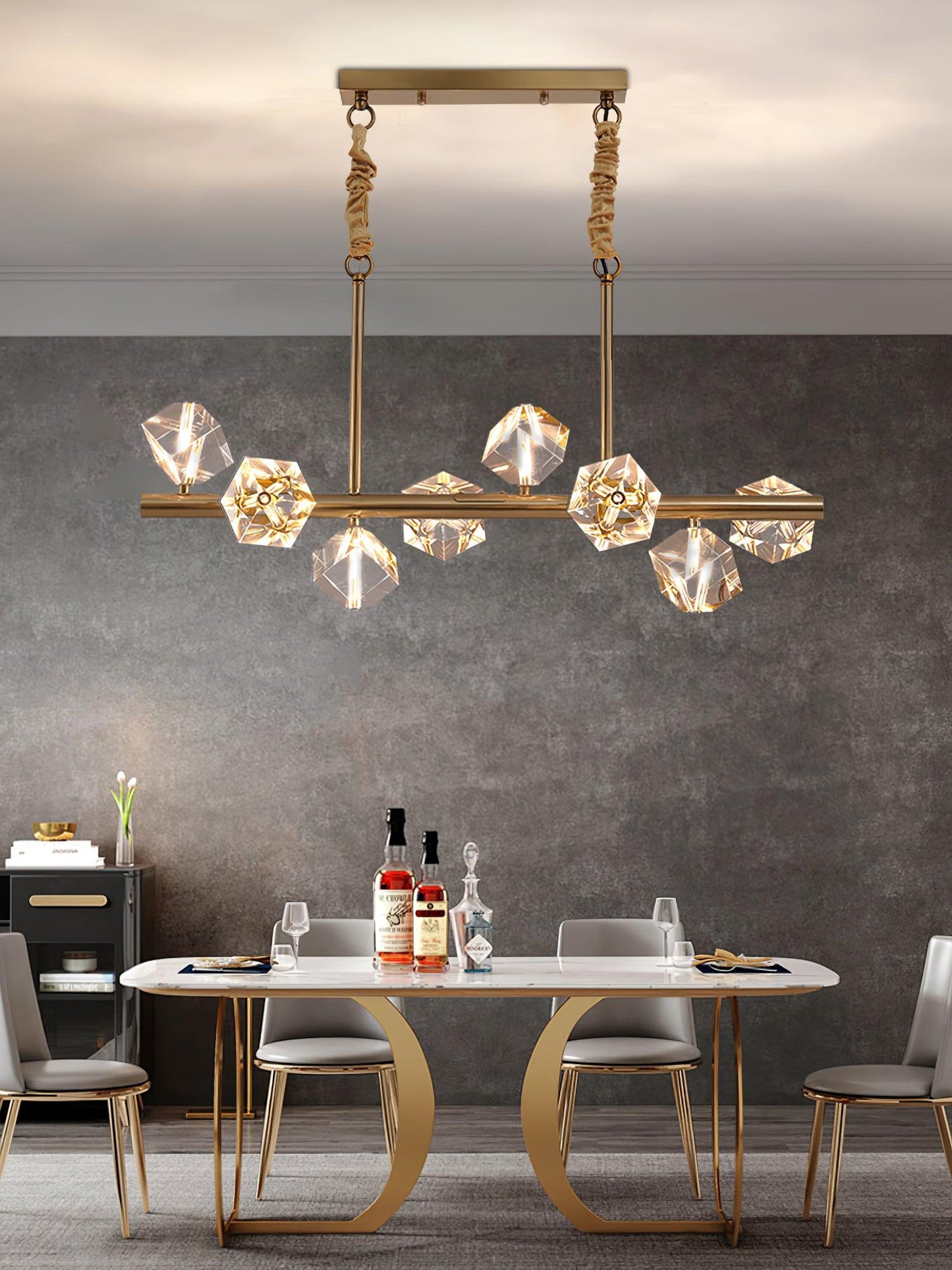 Takku Crystal Crown Chandelier