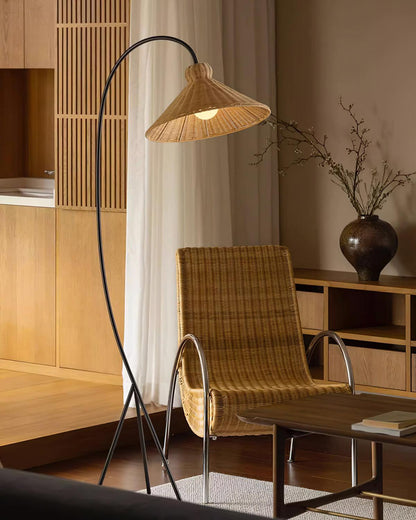 Tana Woven Free-standing Lamp Floor Lamp