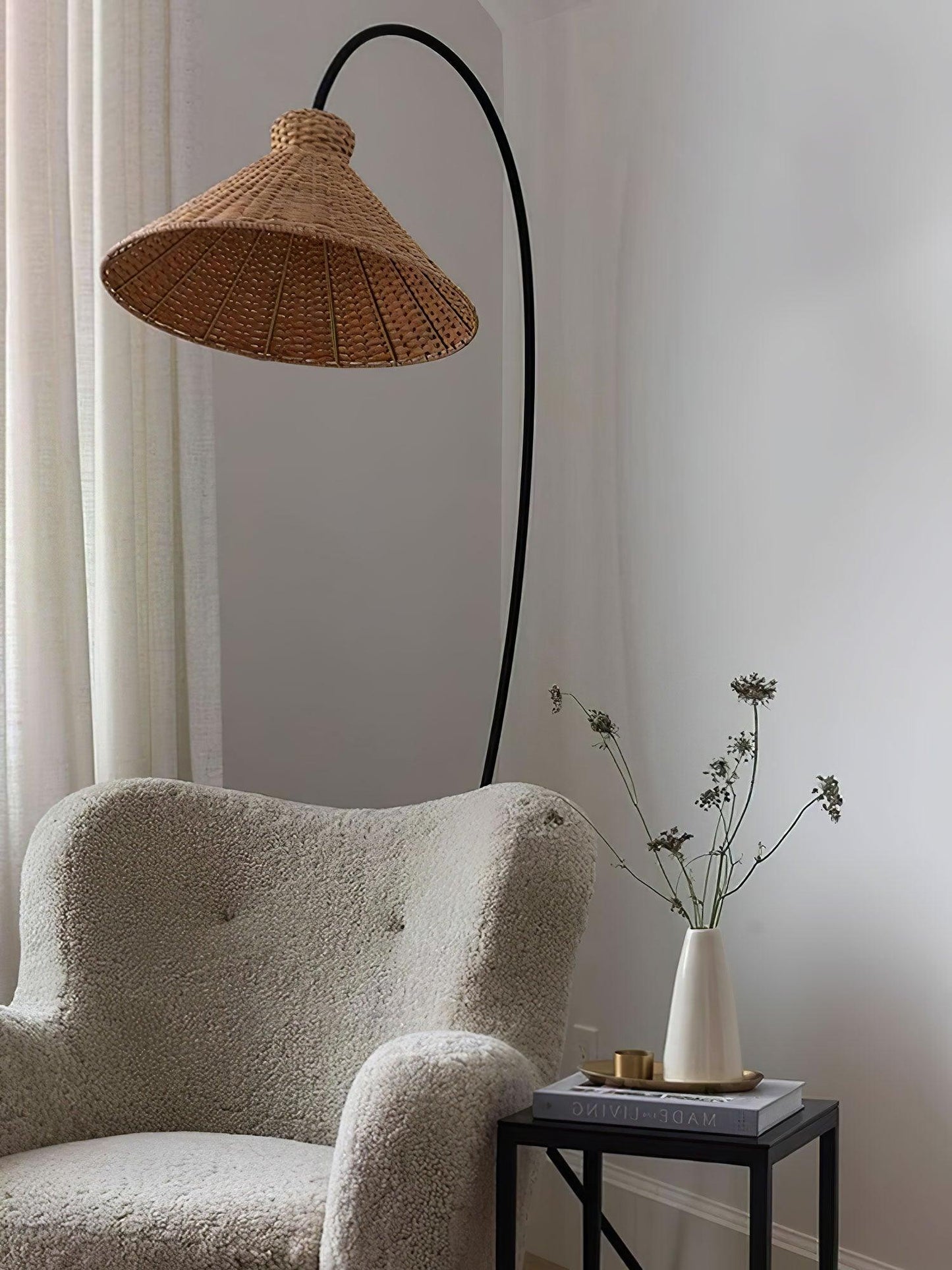 Tana Woven Free-standing Lamp Floor Lamp