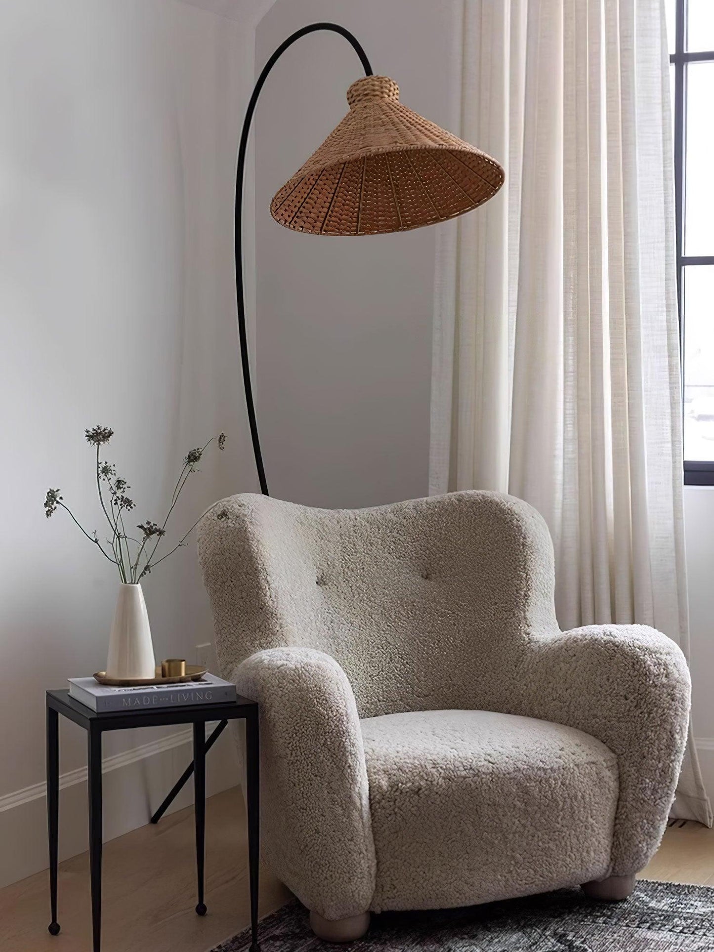 Tana Woven Free-standing Lamp Floor Lamp