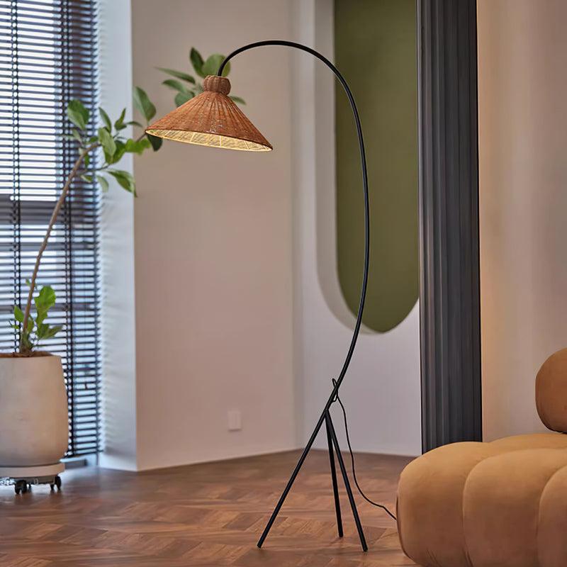 Tana Woven Free-standing Lamp Floor Lamp