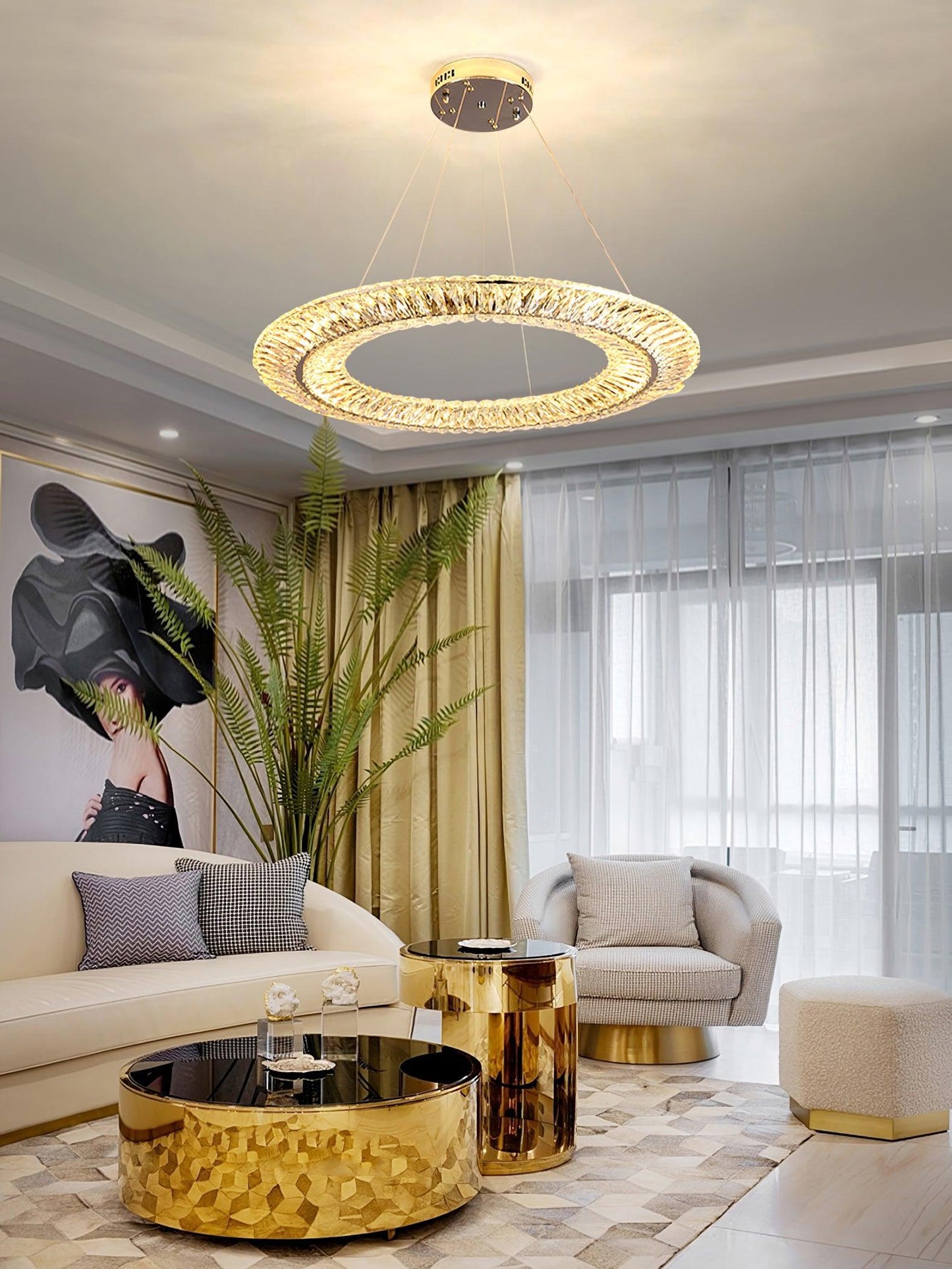 Tanager Geometric Electrolier Chandelier