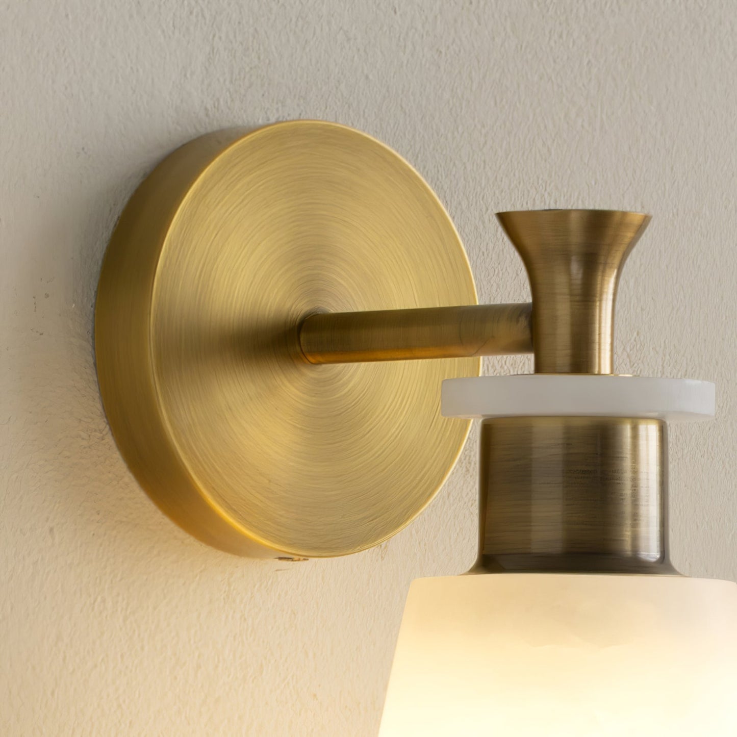 Tapered Alabaster Wall-mounted lamp Wall Sconce