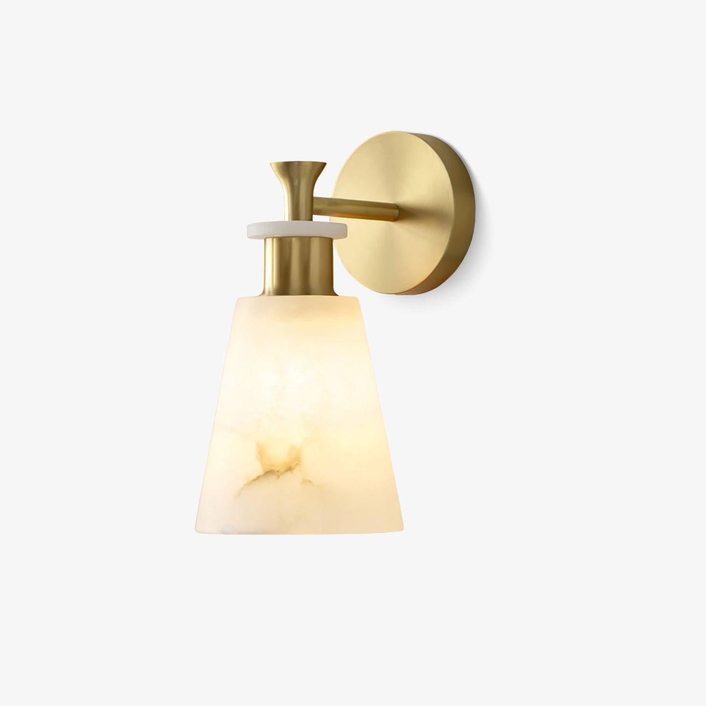 Tapered Alabaster Wall-mounted lamp Wall Sconce