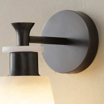 Tapered Alabaster Wall-mounted lamp Wall Sconce