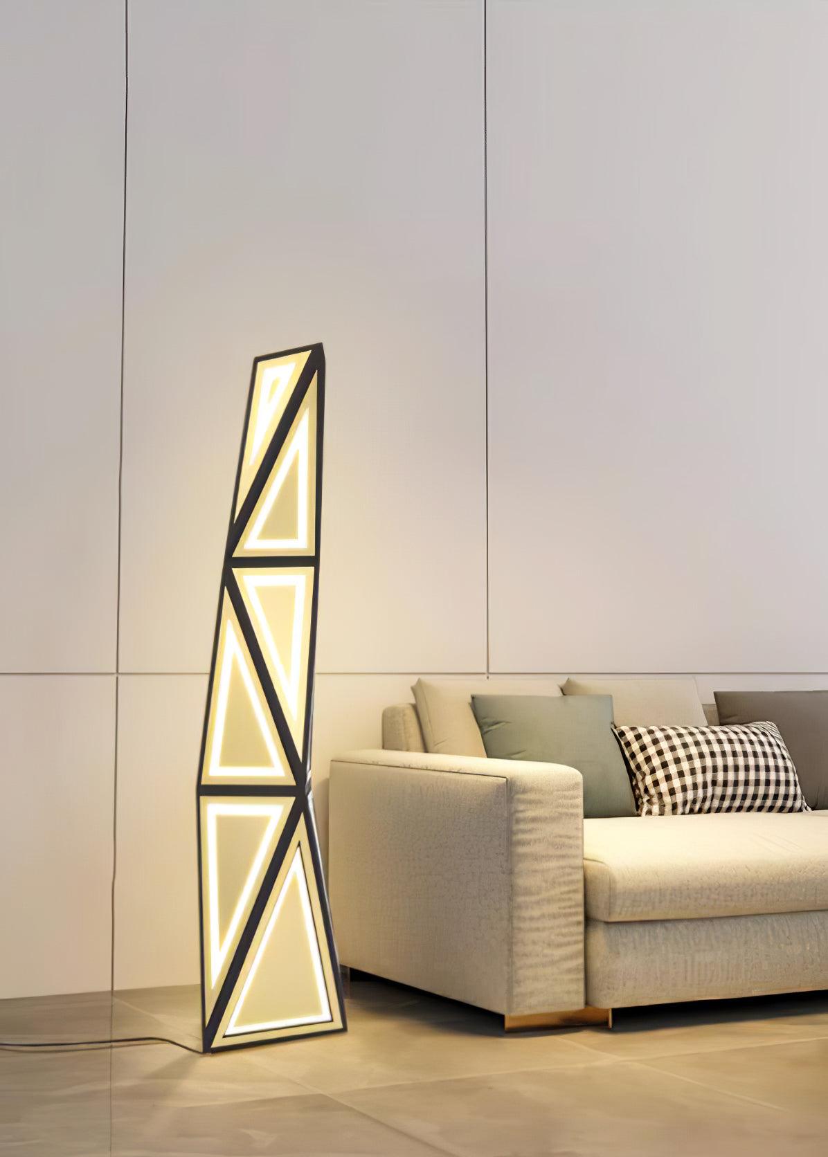 Tapered Cube Accent Lamp Floor Lamp