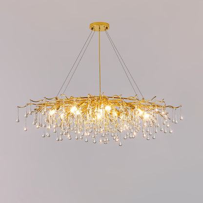 Teardrop Crystal Electrolier Chandelier