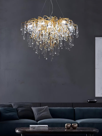 Teardrop Crystal Electrolier Chandelier