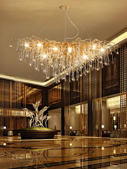 Teardrop Crystal Electrolier Chandelier