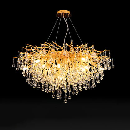 Teardrop Crystal Electrolier Chandelier