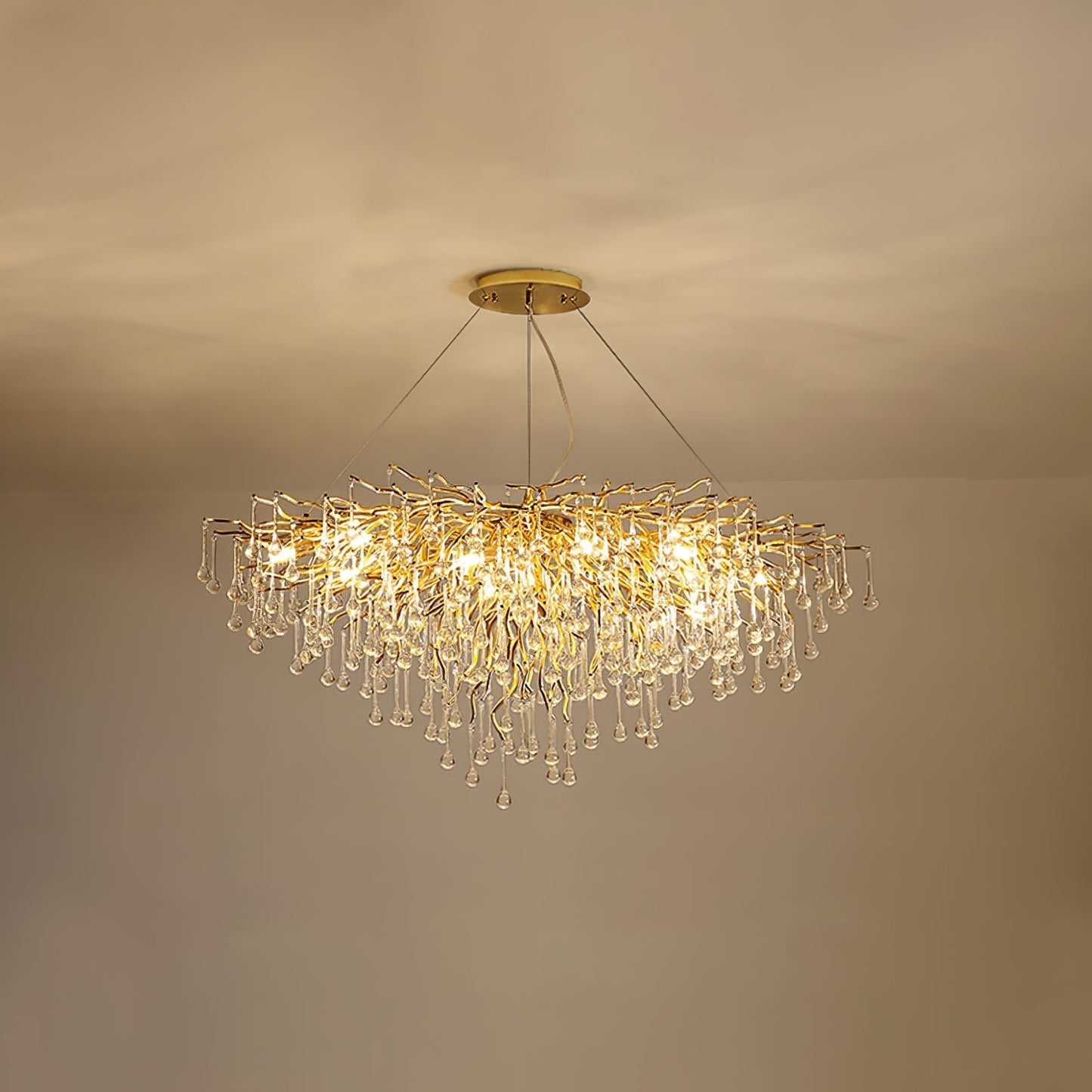 Teardrop Crystal Electrolier Chandelier