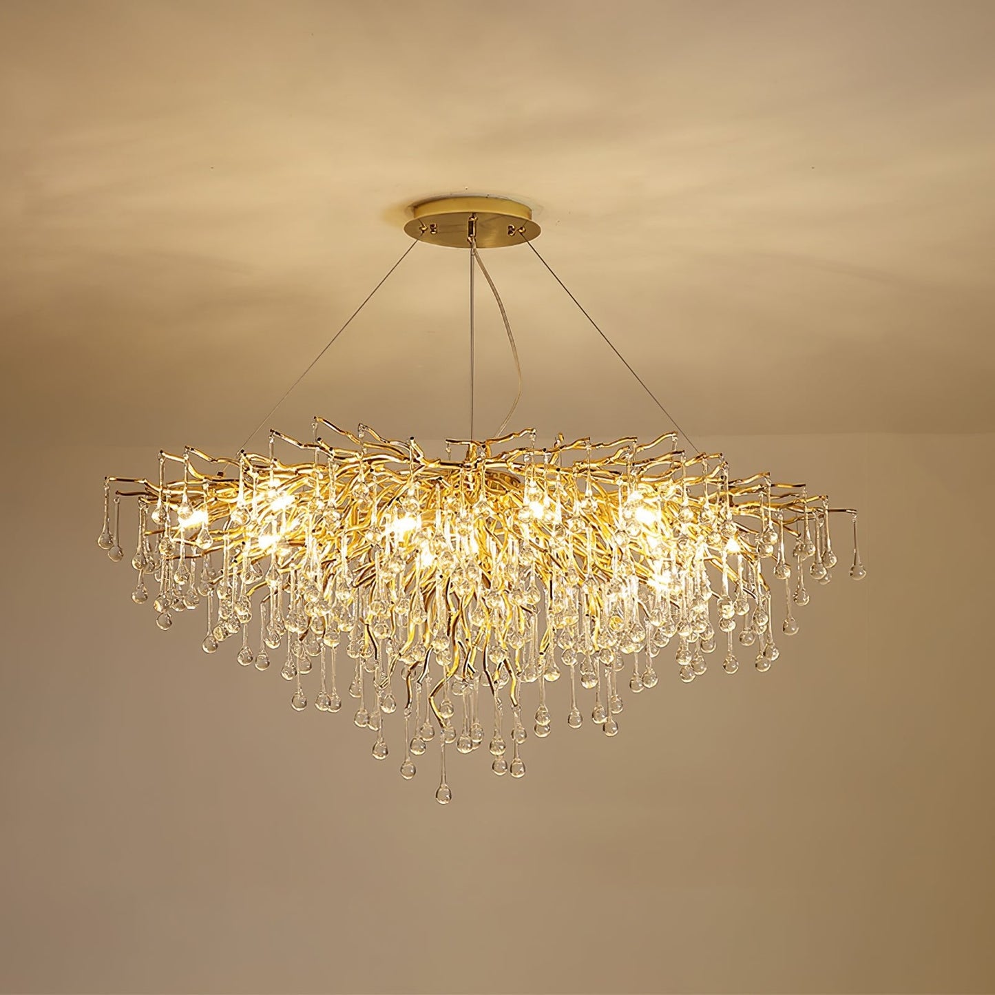 Teardrop Crystal Electrolier Chandelier