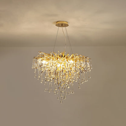 Teardrop Crystal Electrolier Chandelier