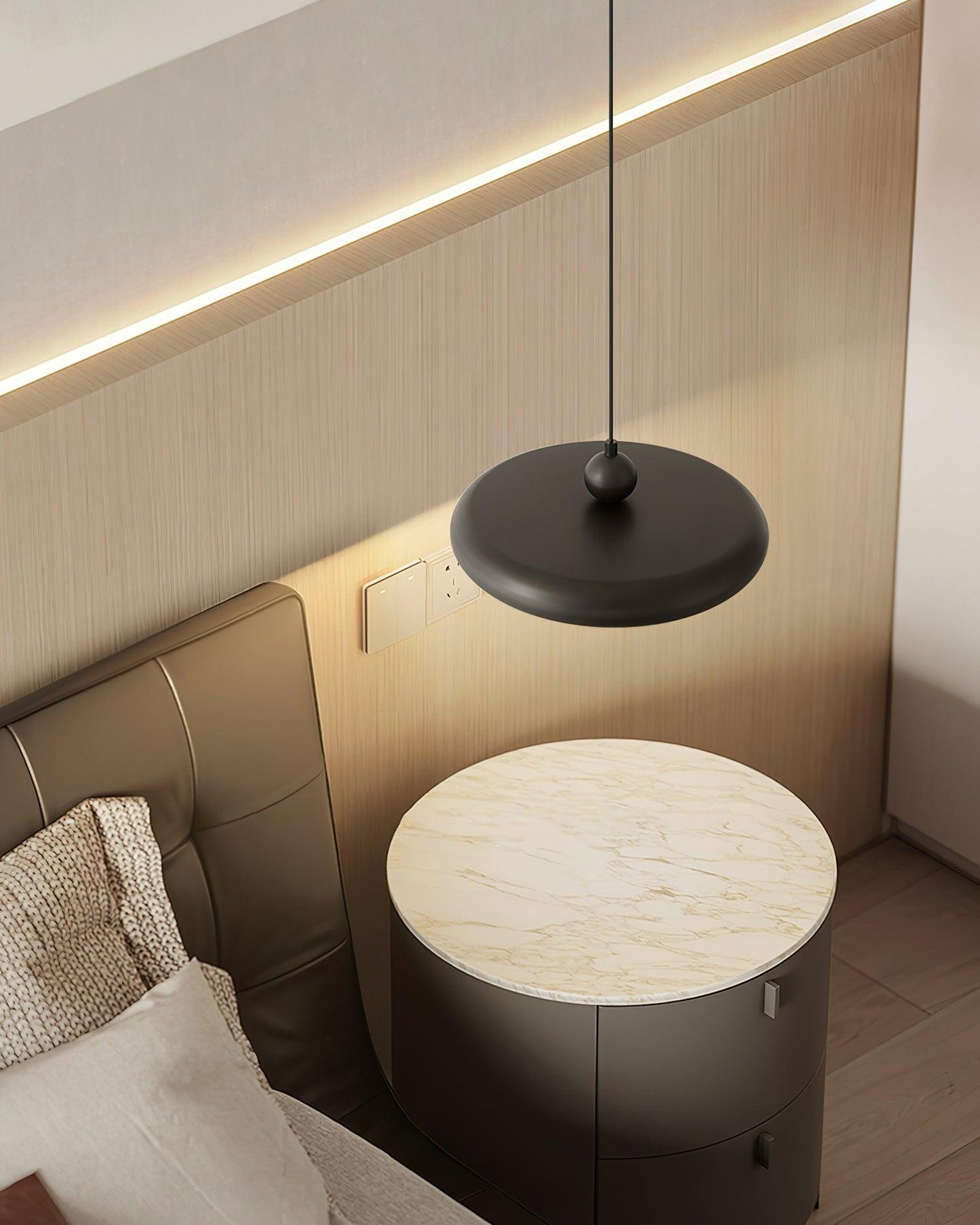 Thin Disc Drop light Pendant Lamp