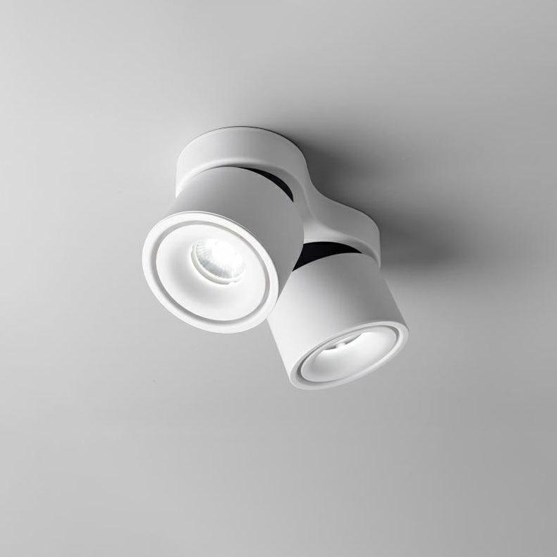 Rotating Folding Three Head Flush mount light Spotlight