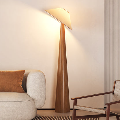 Tilt Hat Wooden Standing Lamp Floor Lamp