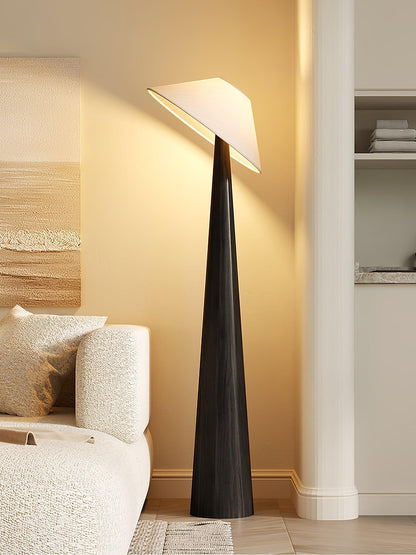 Tilt Hat Wooden Standing Lamp Floor Lamp