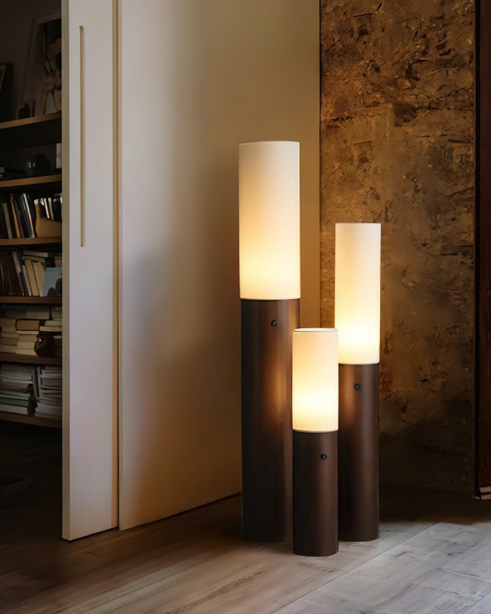 Timber Column Tall Lamp Floor Lamp