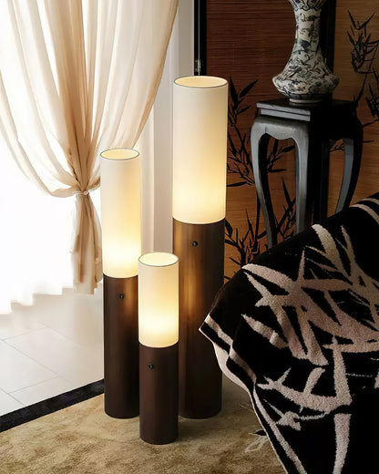 Timber Column Tall Lamp Floor Lamp