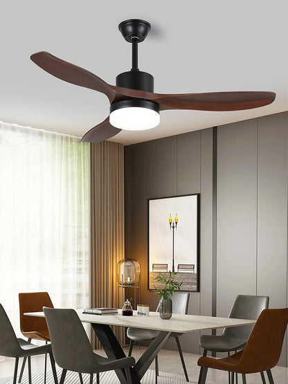 Morty Adams Wooden 48"/52" Overhead light Ceiling Fan Light