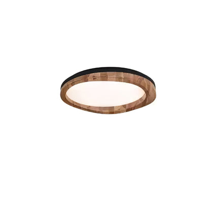 Timber Round Wood Overhead light Ceiling Lamp