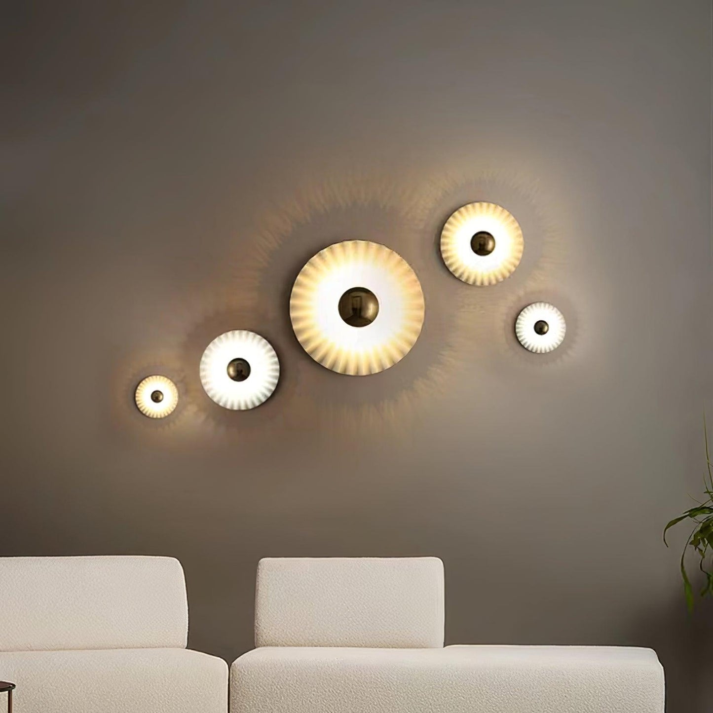 Tinsley Flush Wall-mounted light Wall Lamp