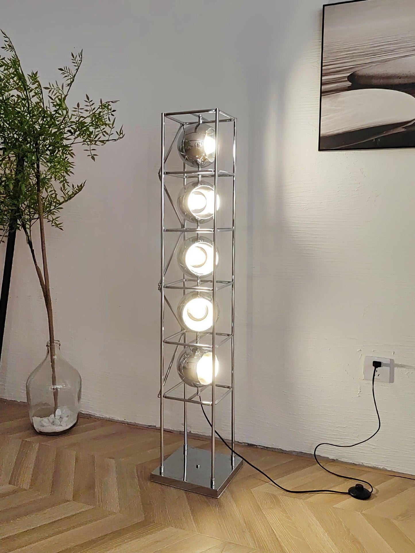 Tower of Spheres Floor-mounted Lamp Floor Lamp