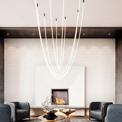 Flexible Curve Hanging light Pendant Lamp