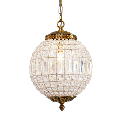 Traditional Gold Globe Pendant light Chandelier