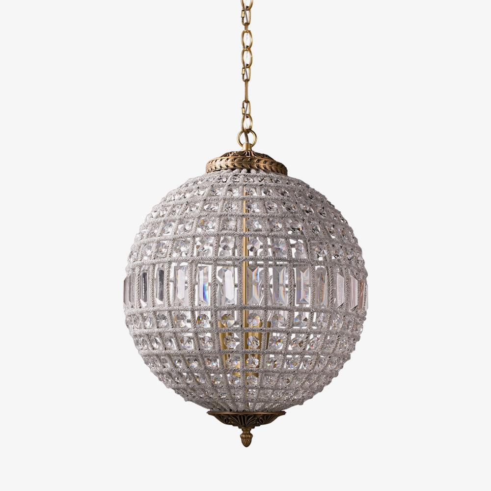 Traditional Gold Globe Pendant light Chandelier