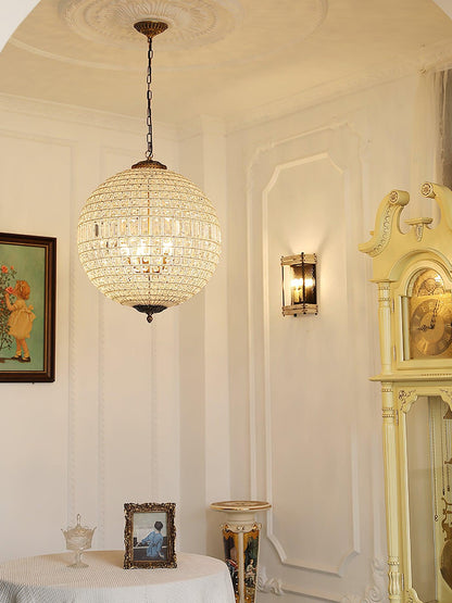 Traditional Gold Globe Pendant light Chandelier