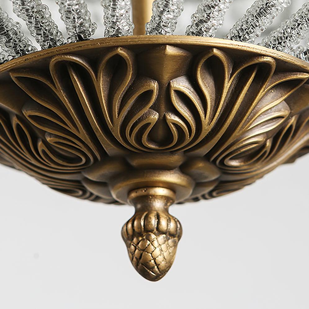 Traditional Gold Globe Pendant light Chandelier