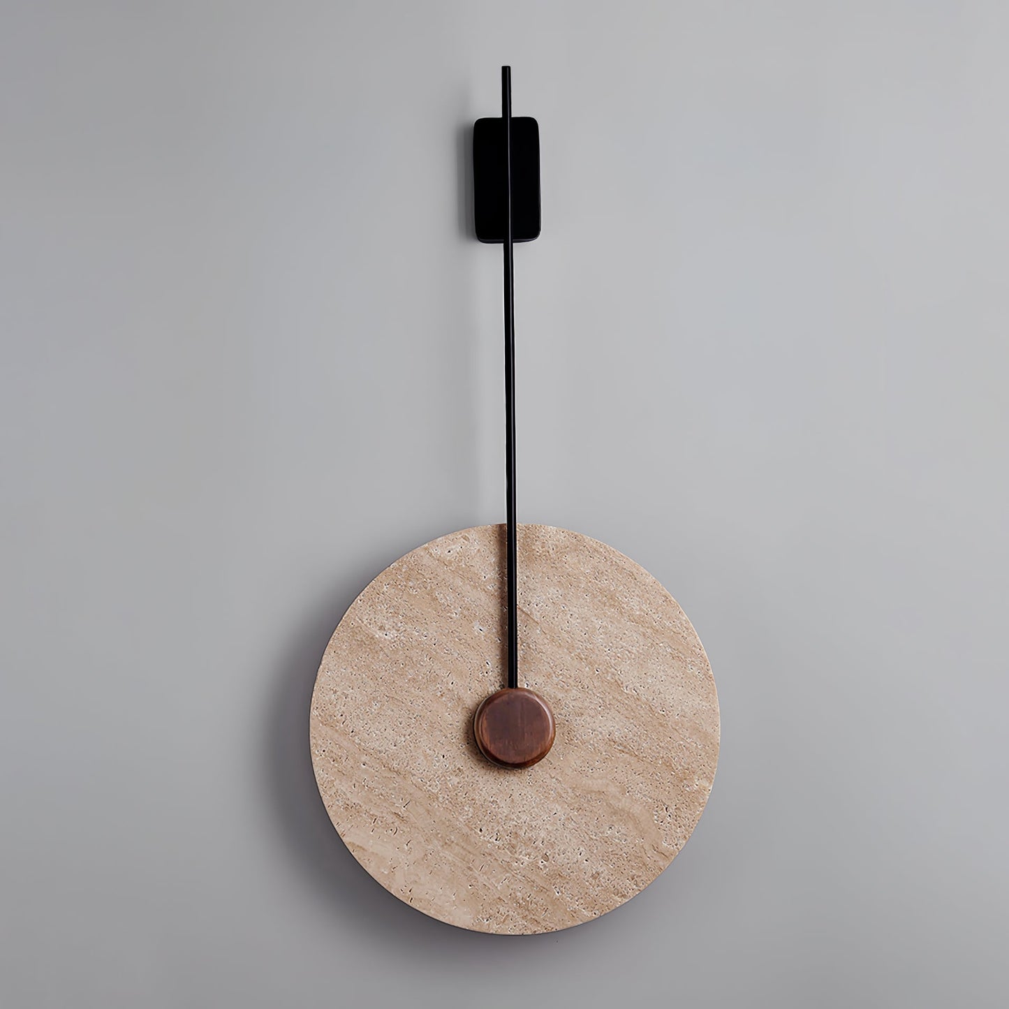 Travertine Disc Wall light fixture Wall Lamp