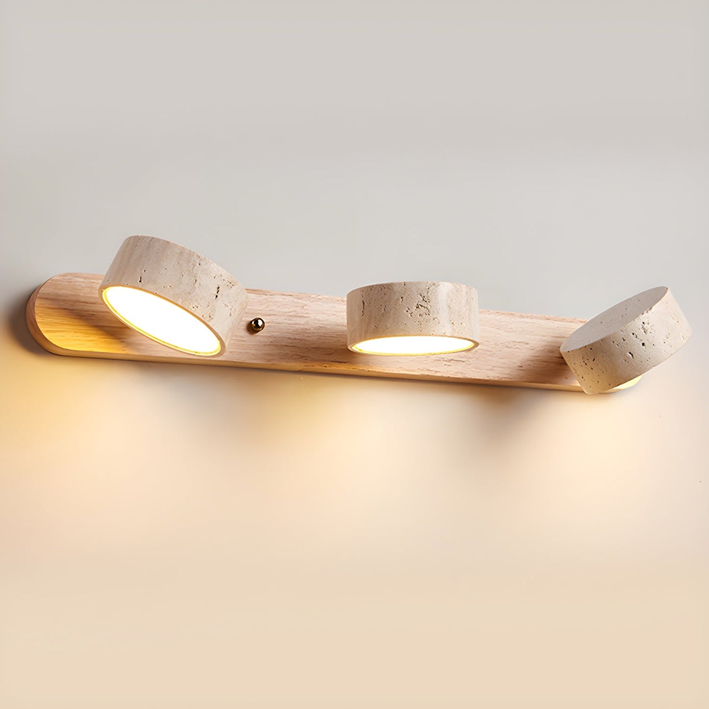 Travertine Duo Lamp bracket Wall Light