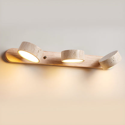 Travertine Duo Lamp bracket Wall Light