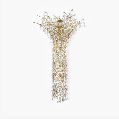 Tree Branch Staircase Candelabrum Chandelier