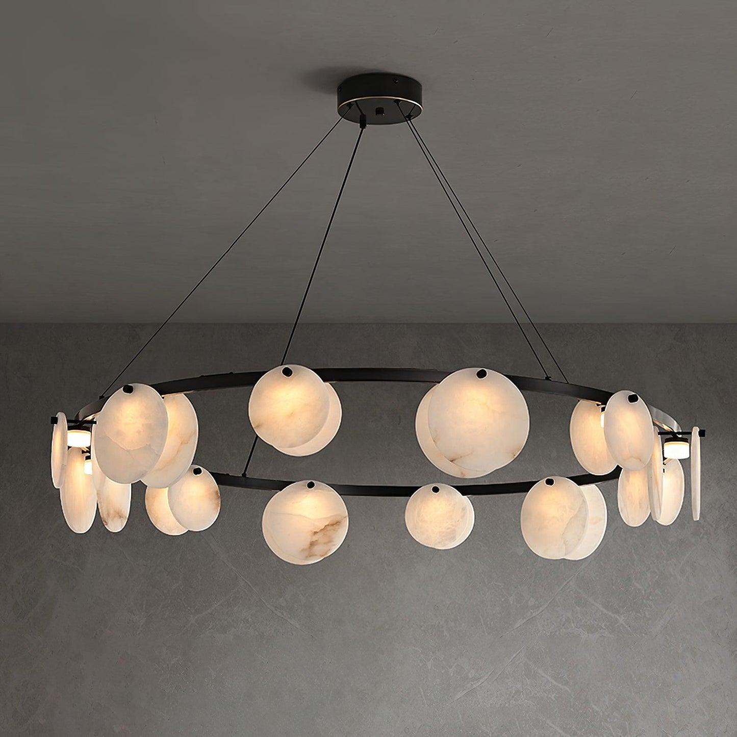 Trinidad Alabaster Electrolier Chandelier