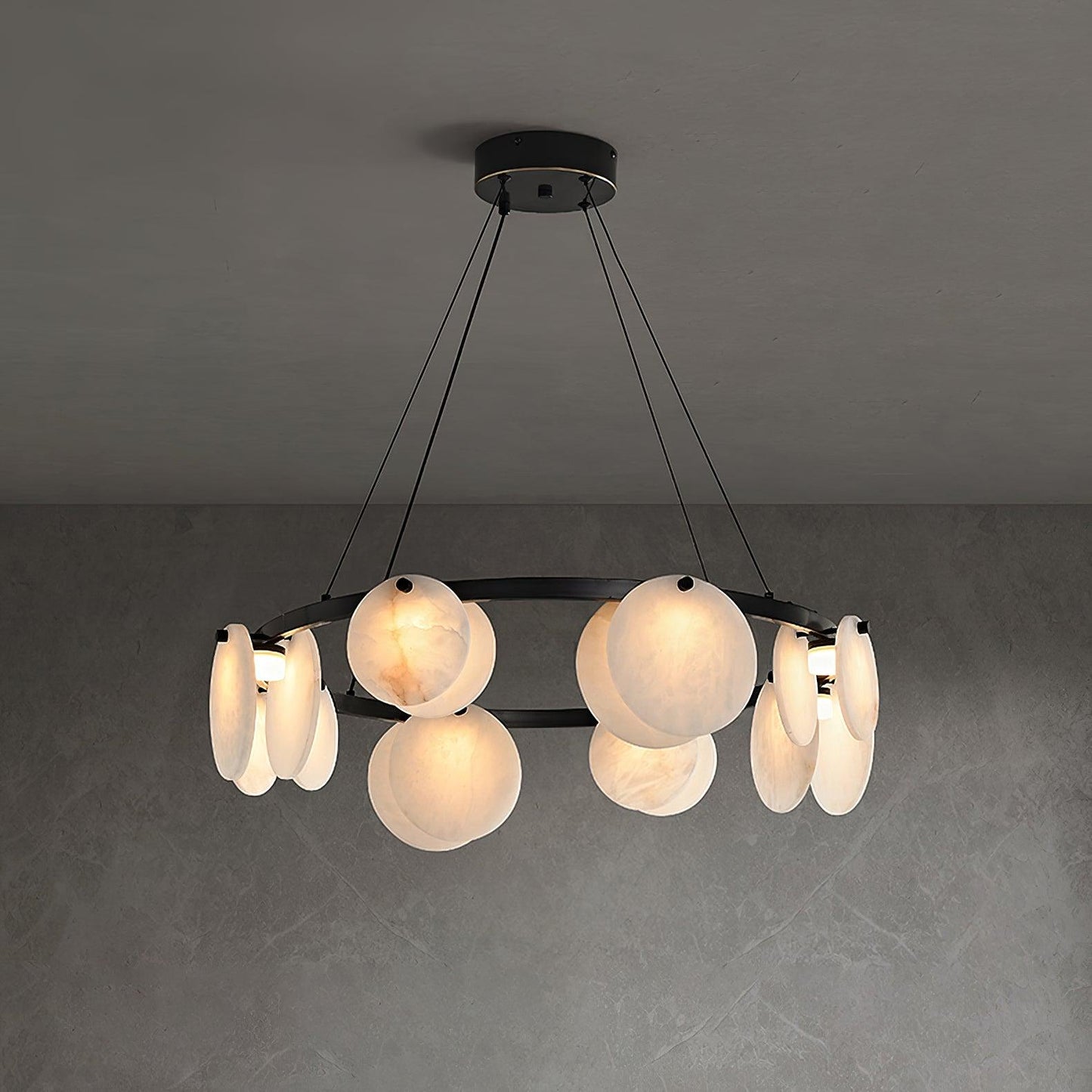 Trinidad Alabaster Electrolier Chandelier