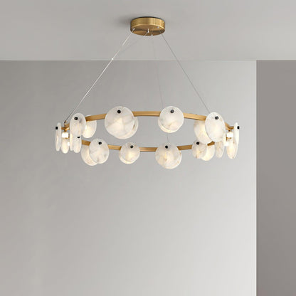 Trinidad Alabaster Electrolier Chandelier