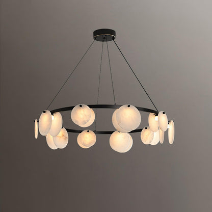 Trinidad Alabaster Electrolier Chandelier