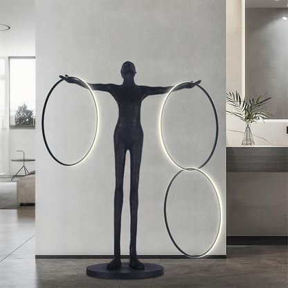 Trinity Life Sculpture Accent Lamp Floor Lamp