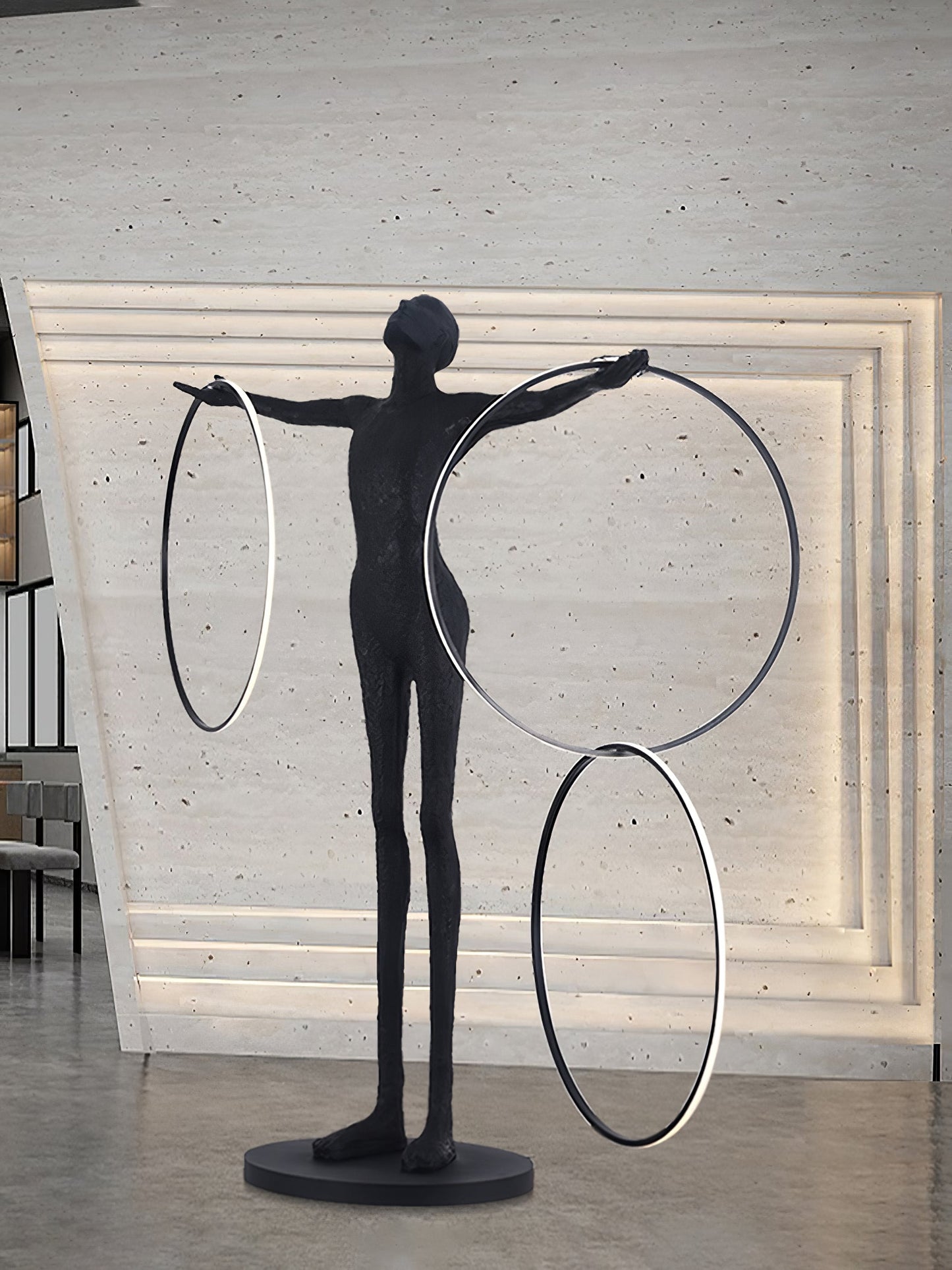 Trinity Life Sculpture Accent Lamp Floor Lamp